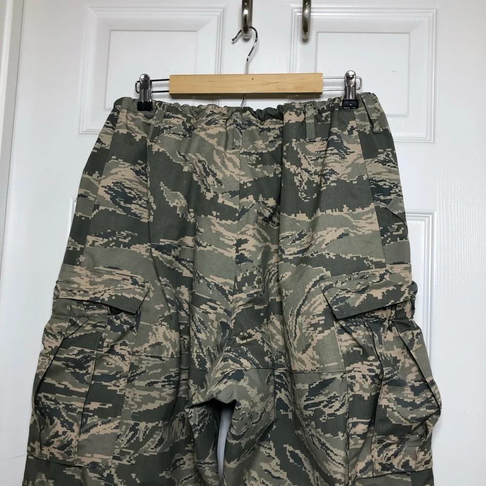 US Air Force Goretex Water Wind Proof Digital Tiger Stripe Camouflage Trousers L